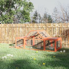 Large Rabbit Hutch Small Animal Habitat Enclosure Outdoor Run and Lockable Doors Natural (Option: Natural Wood-935x500x225 mm)